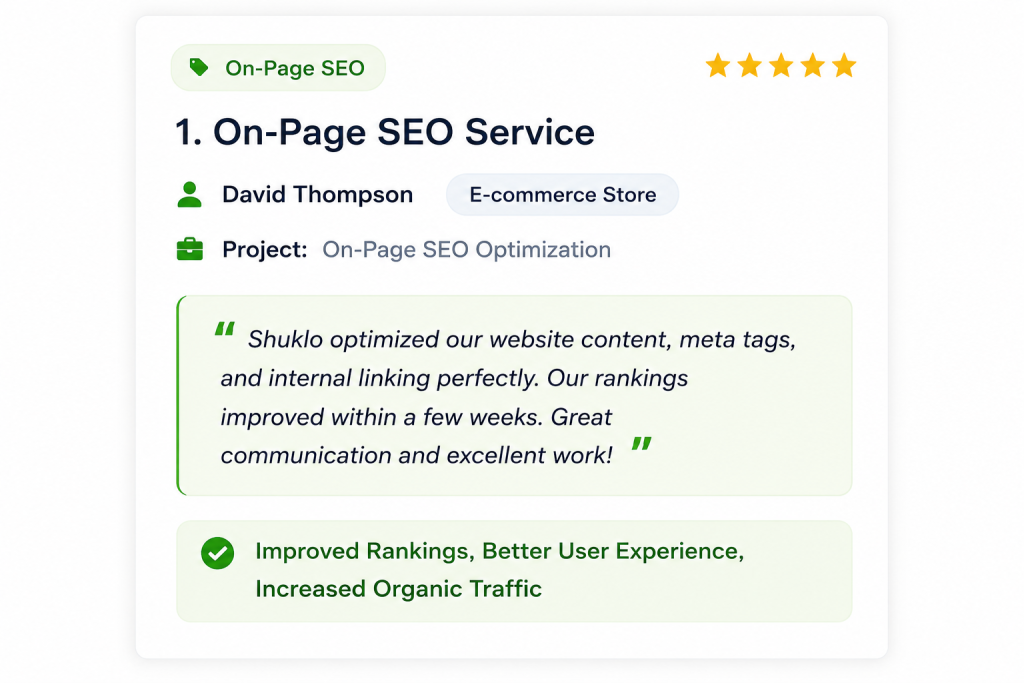 On-Page SEO