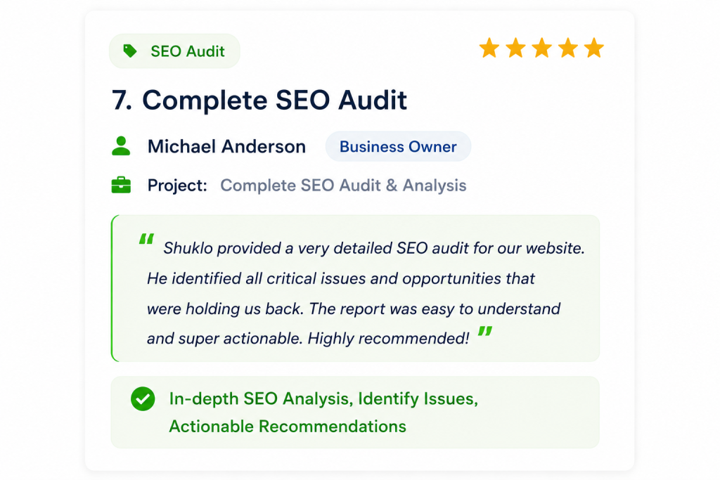 Complete SEO Audit